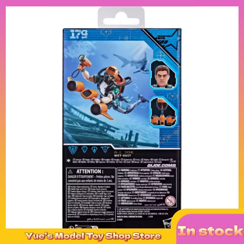 

[Ready Stock] Hasbro GIJOE Special Forces Undersea King Kong Diver SIFI 6-inch Movable Doll Animation Model Toy Collection Gift