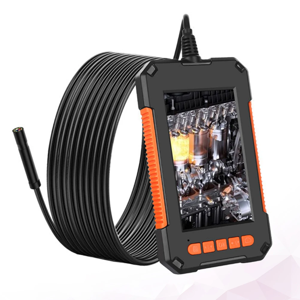 

1pc Waterproof H held TPE Material Inspection Tools for Vehicle Pipeline 1080P HD Display
