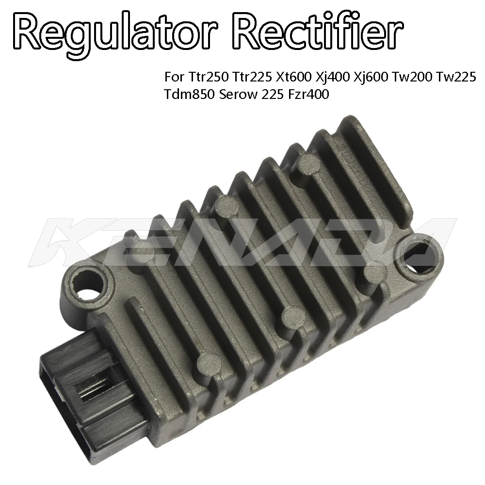 Motorcycle Voltage Regulator Rectifier For TTR250 TTR225 XT600 XJ400 XJ600 TW200 TW225 TDM850 SEROW 225 FZR400