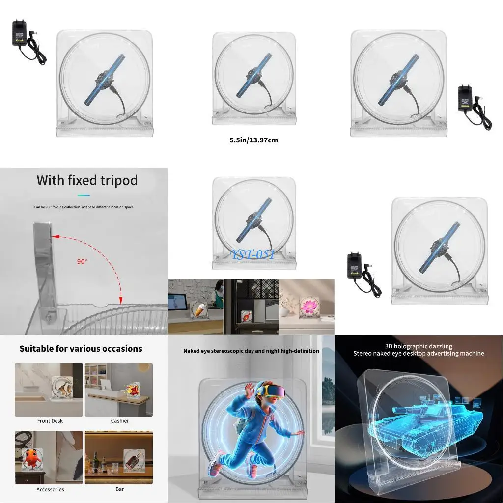 

E15A Clear Acrylic Drifting Projection Slide 5.5 Foot Screen Quiet Action 170° Viewing Corner Commercial Lighting