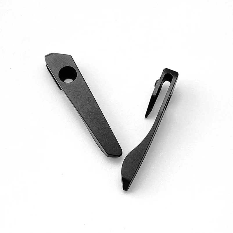 Titanium Alloy Integrated Folding  Back Clip - Fits ST SMF/SNG Folding Knives, DIY Components