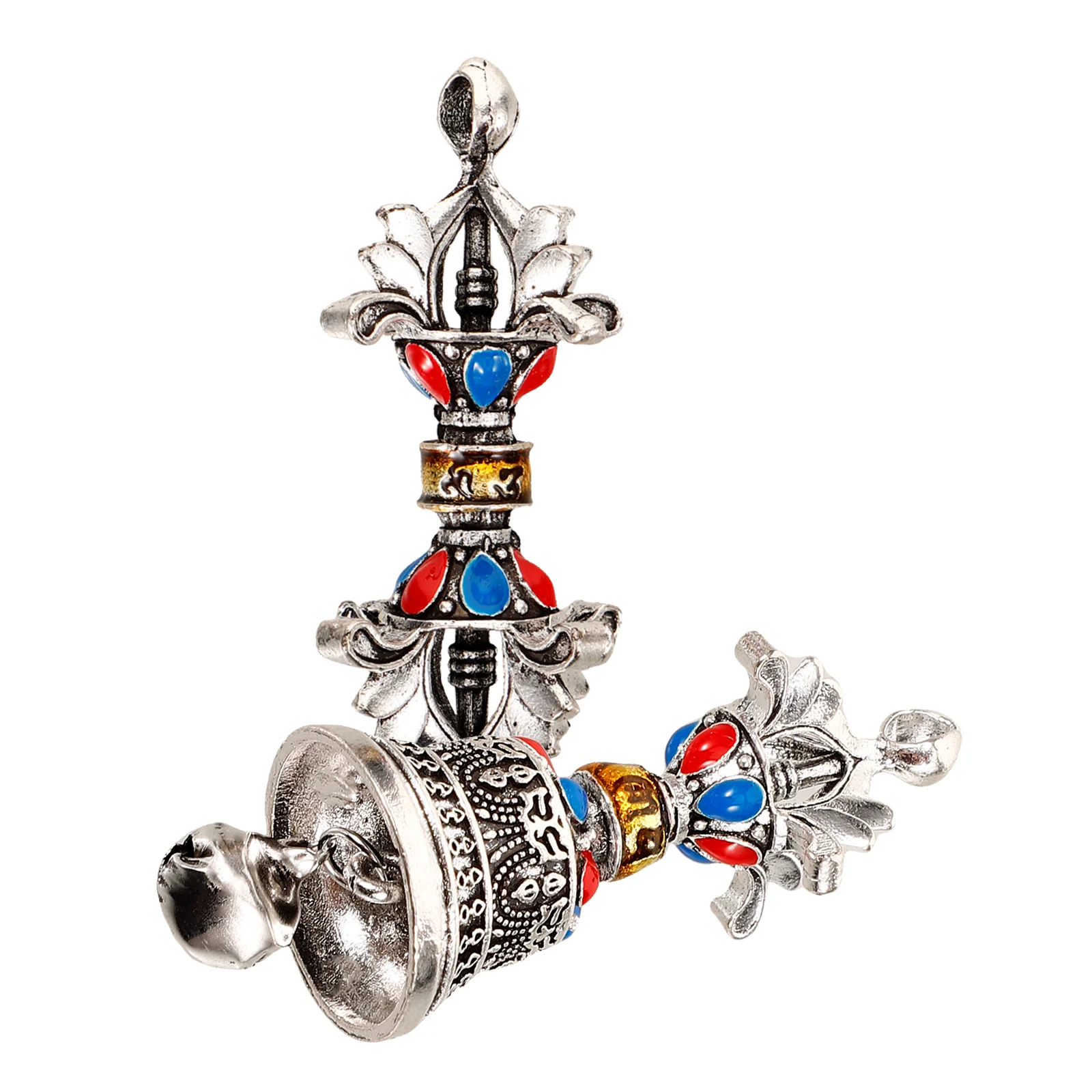 

1 Set Metal Pestle Bell Pendant Charms Decorative Hanging Ornament For Keychain Diy Jewelry Crafts Bell Necklace Charm