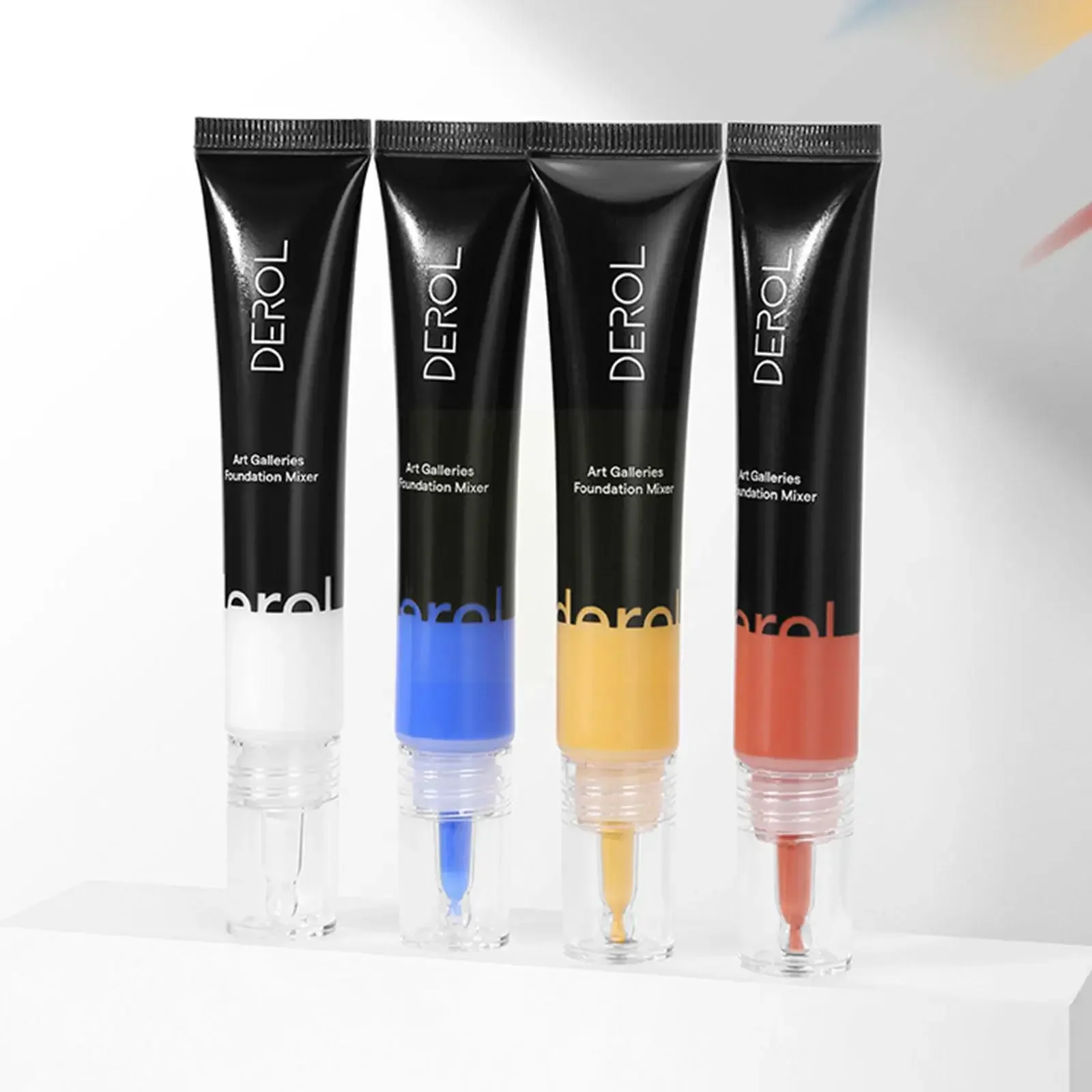 Corrector de Color para base de maquillaje, mezclador de sombras personalizado blanco, mezcla de pigmento azul, amarillo y naranja, Foundat T2P1