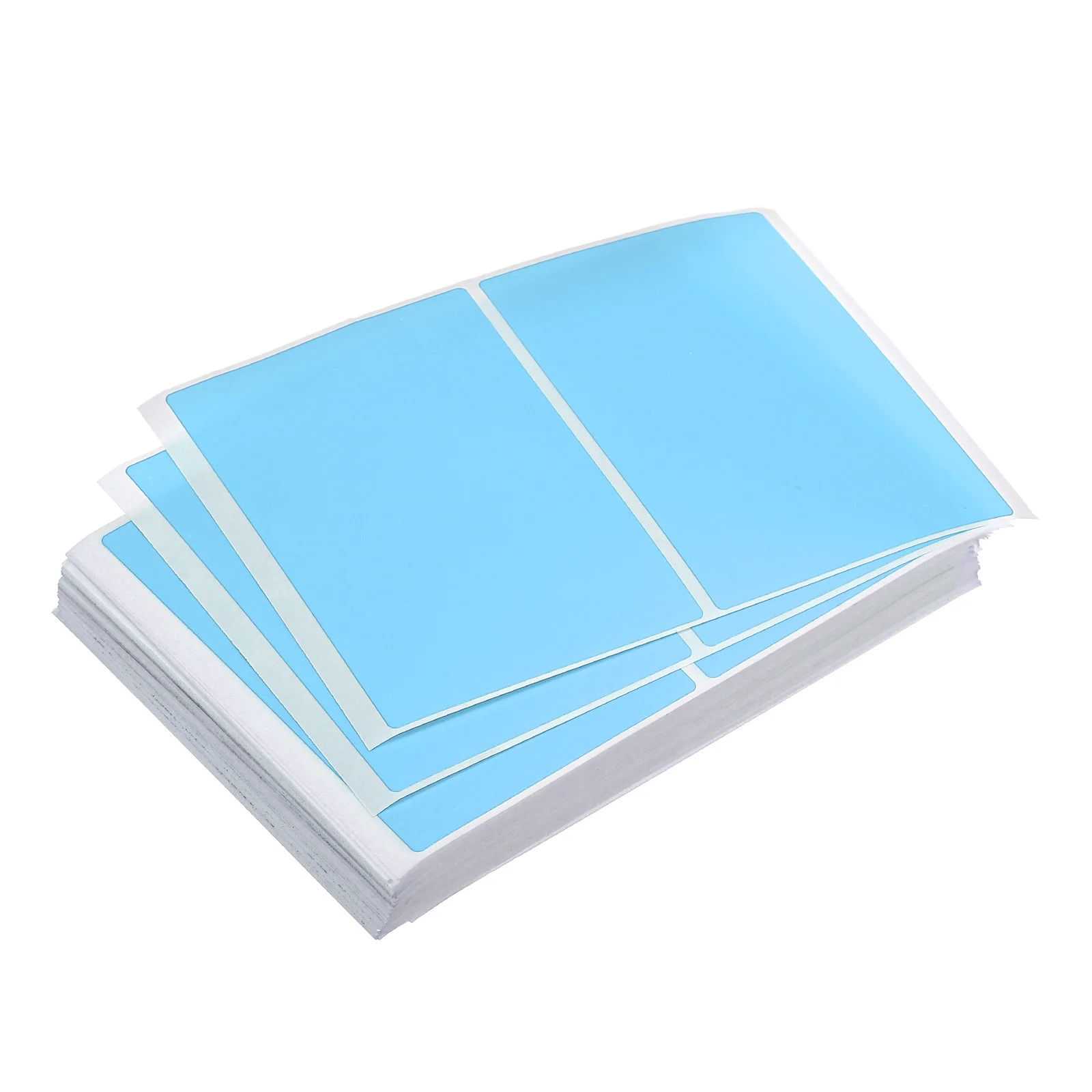 

200Labels/100Sheets Colored Labels Stickers 76x50mm Rectangle Stickers Self-adhesive Color Code Sticker for Folder Jar Drawer