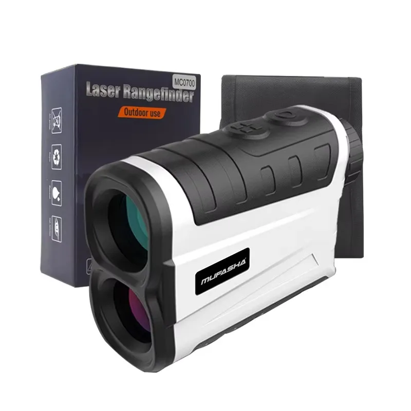 

MC1000 Laser Range Finder 6X Magnification Rangefinders Golf with Vibration Rechargeable with Horizontal Distance