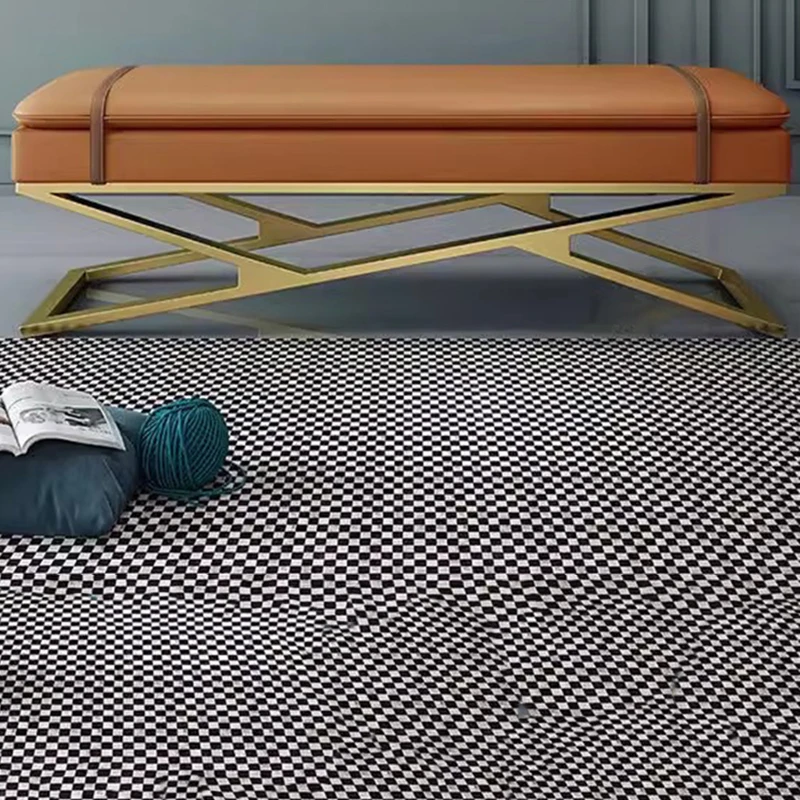 Modern Comfortable Foot Stool Minimalism Soft Professional Low Luxury Relaxing Step Stool Unique Tabouret Postmodern Furniture