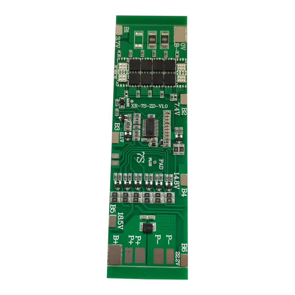 Protection Board Battery Board Electric Diy Tools 10A/20A/30A 7S 24V Lithium Battery Board With Battery Balancer