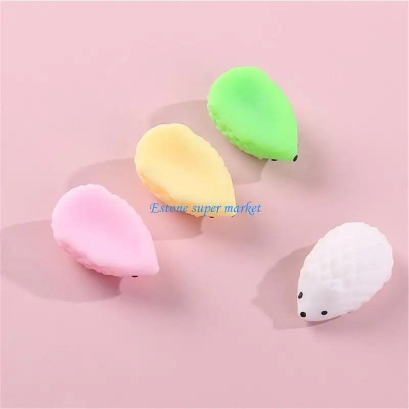 

090B Ручная сжимаемая игрушка от тревоги Мягкий ежик Фигурка животного Детская сумка с наполнителями