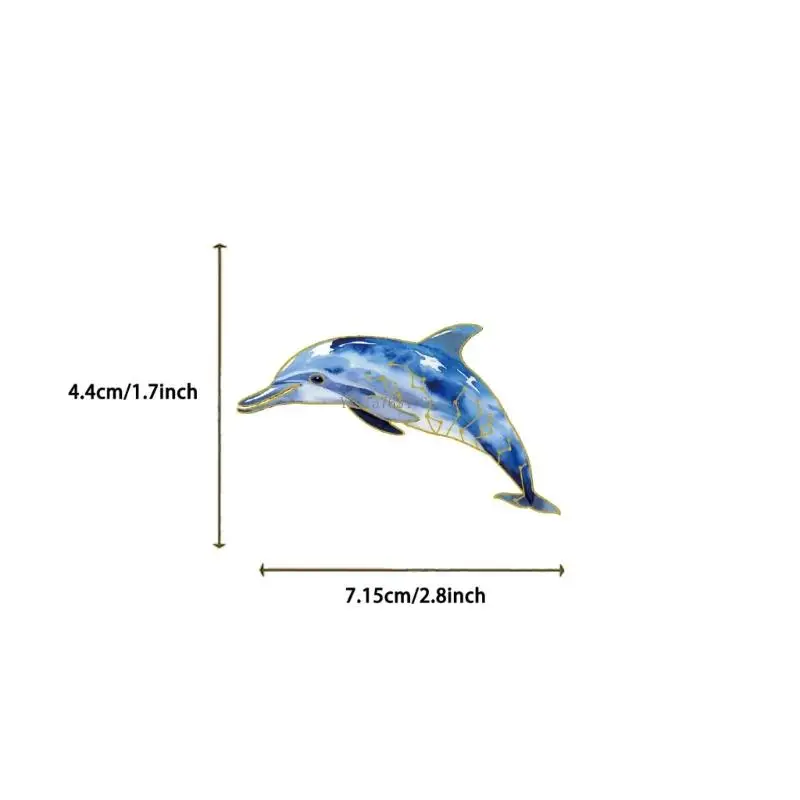 

50Pcs Clear PET Sea Creature Sticker Removable Waterproof Adhesive Sticker For Journaling Notebook Photo Album Guitar