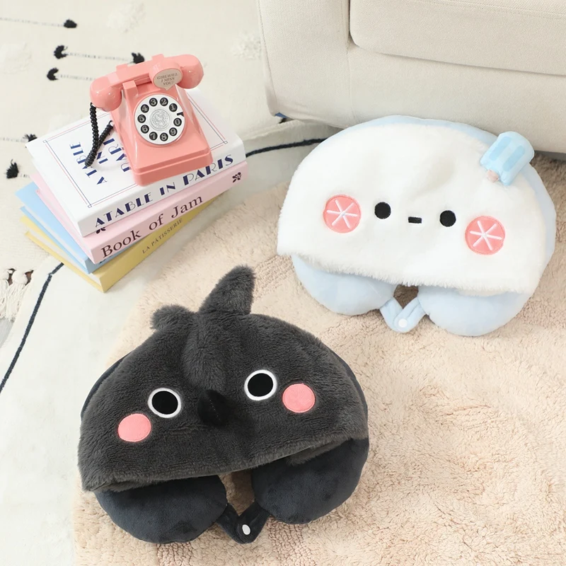 

Anime Love And Deepspace Sylus Zayne Cosplay Plush Doll Neck Pillow Bring A Hat Cartoon Neckpillow Hatted Pillows Fans Gift Toy