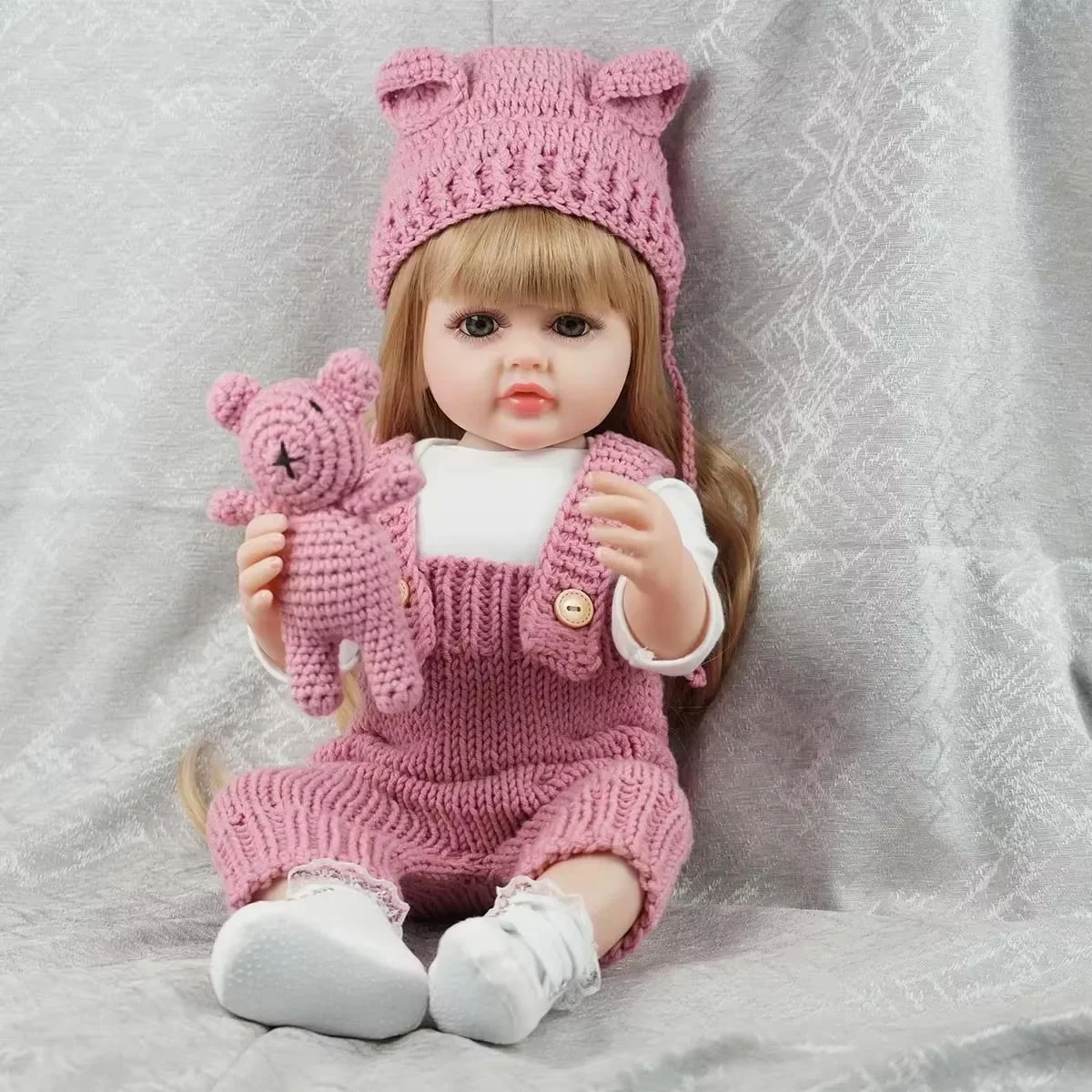 

Кукла JOYORA 55 см: Модная кукла-реборн ручной работы из высококачественного мягкого винила с реалистичной 3D-кожей – идеальный подарок к празднику