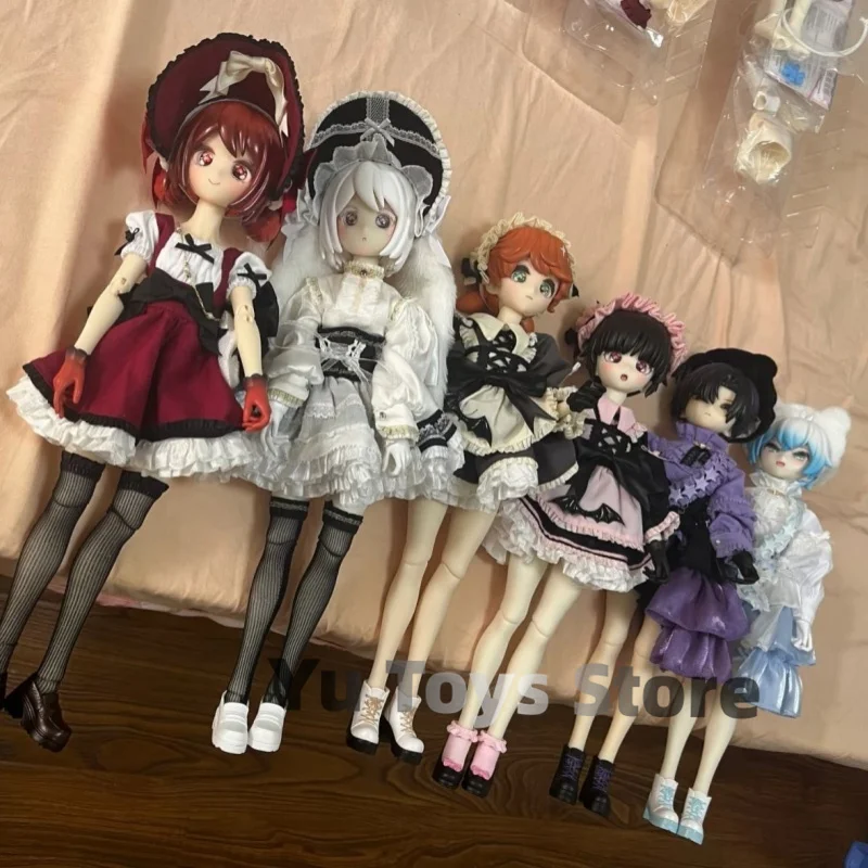 Em estoque ufdoll chá mais série caixa cega 1/5 bjd boneca anime periférico mobilidade articular ornamento de mesa modelo colecionável
