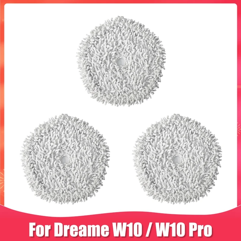 드림 봇 W10 / W10 프로 로봇 진공 청소기 예비 부품용 걸레 천 교체 액세서리