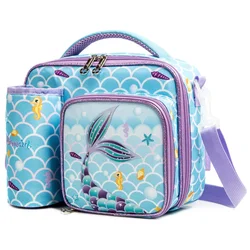 Gsequins Lunch Bag for Girls Insulated Lunch Tote Bag for Boys with Adjustable Shoulder Strap and Durable Handle Bag for Kids