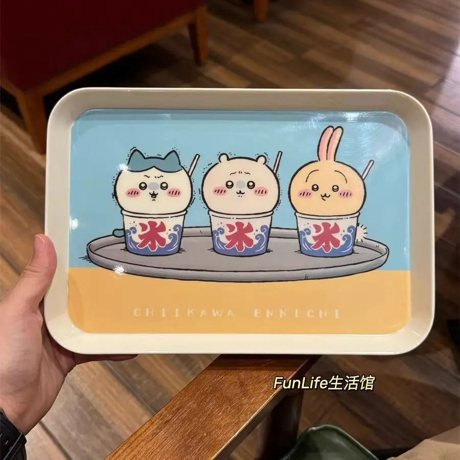 Chiikawa Cartoon Tray Cute Storage Plate for Breakfast Fruit Candy Snack Holder Stylish Decorative for Kitchen Table Home view 6