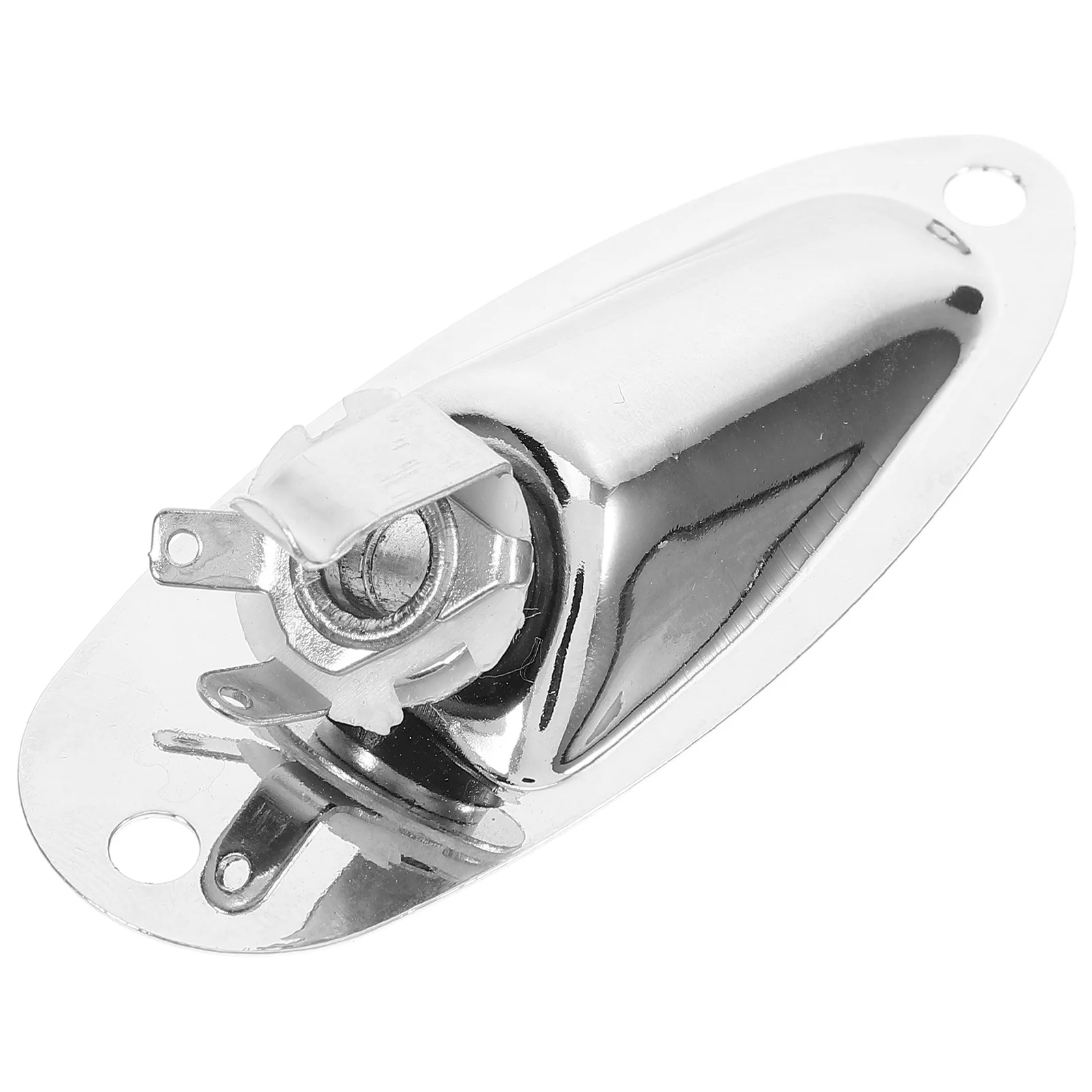 

1Set Resistant Electric Guitar Jack Plate Replacement Output Input Socket Plate for Bass Guitar Accessory