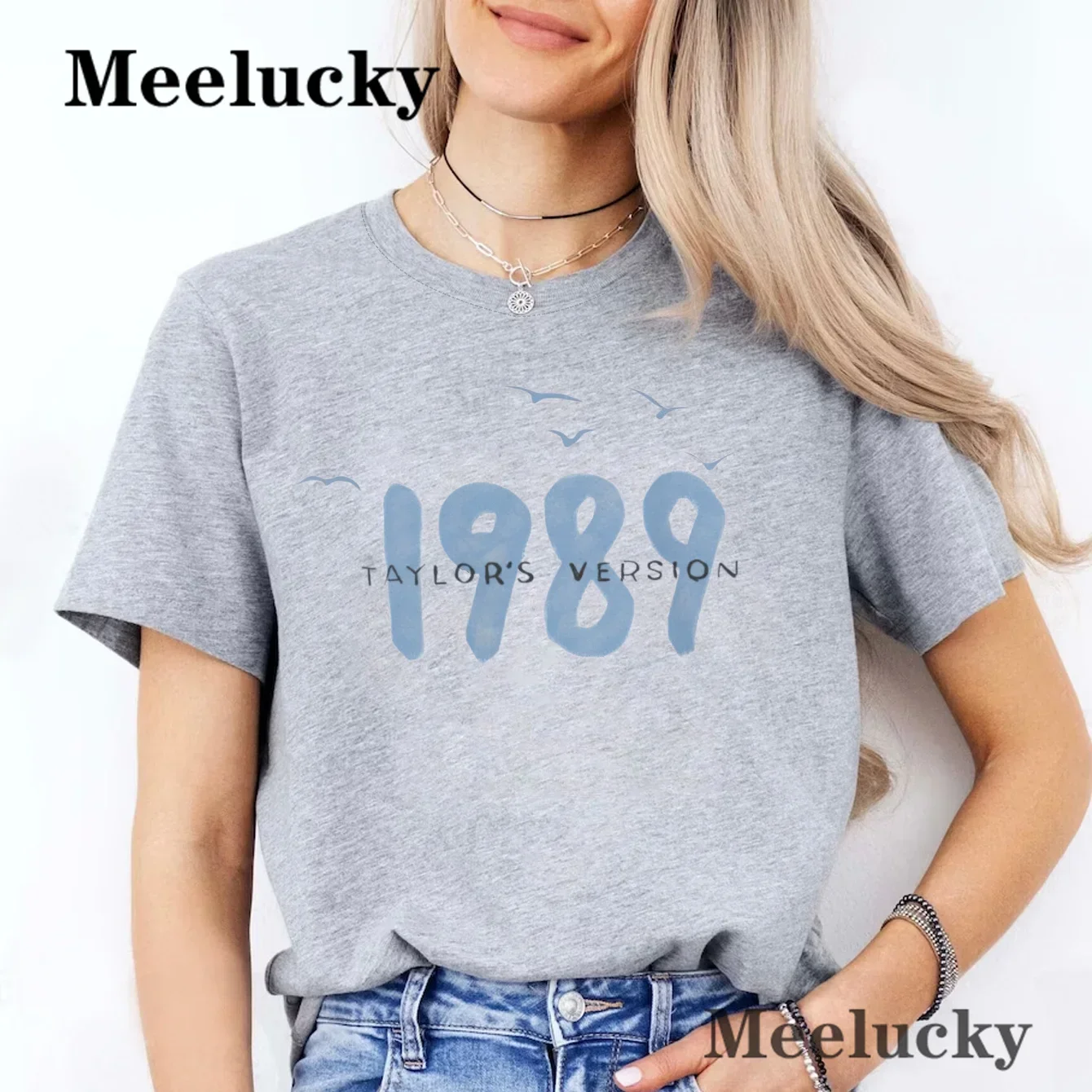 Taylors Versiov 1989 Print T-Shirt Originele Streett-Shirts Creativiteit Casual Fashion Harajuku Kawaii Women's Y2K Clothing