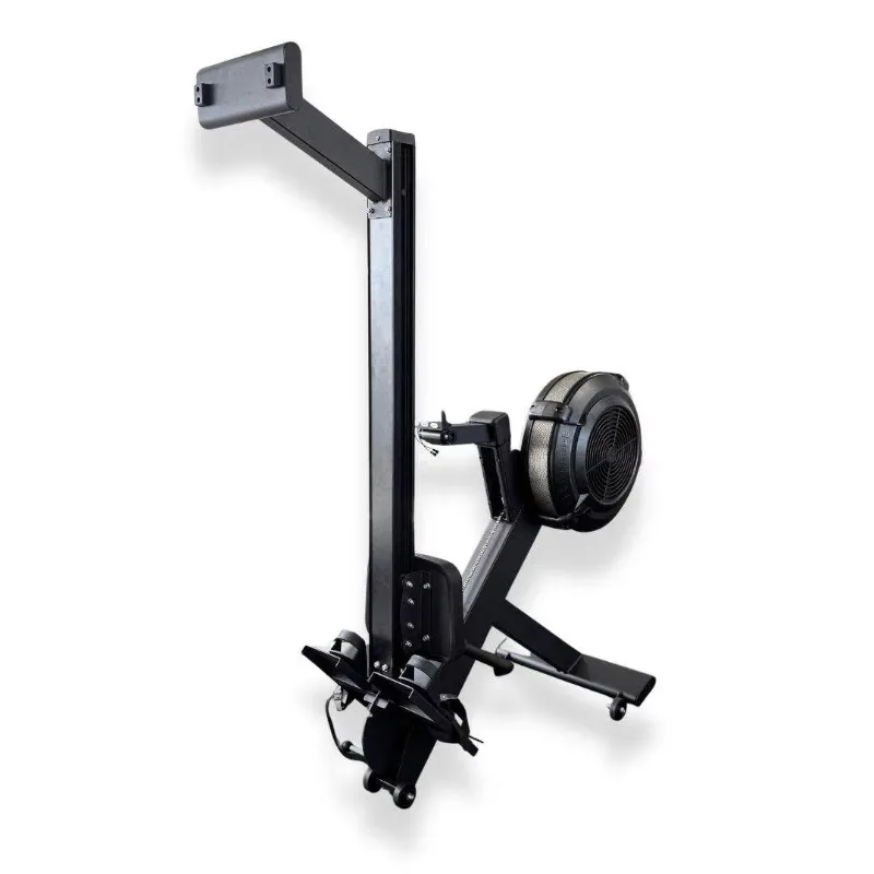 YTYIN Compact Foldable Silent Steel Air Rower Rowing Machine Lithium Battery 10-Level Adjustable Resistance For Home Use Apartme
