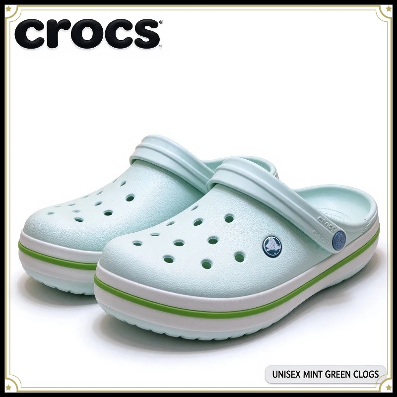 Crocs Classic Carlo Ban Cave Shoes Male and Female Couples Outdoor Non-slip Parent-Child Classmates Beach EVA Cool Slippers