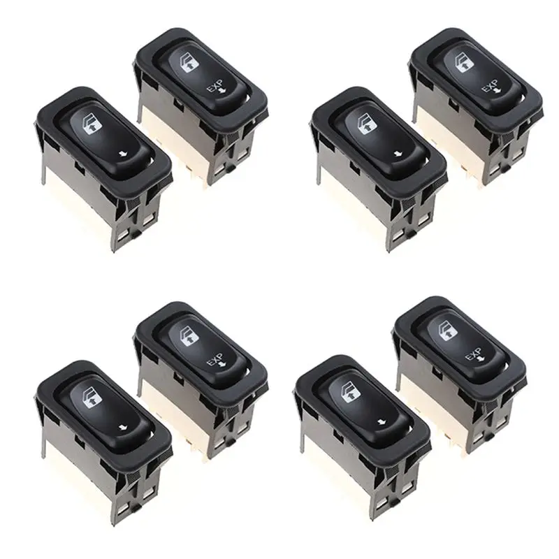 

Simple 8X New A06-30769-027 A06-30769-008 For Freightliner/Columbia 2001-2011 Power Lifter Switch Electric Window Button