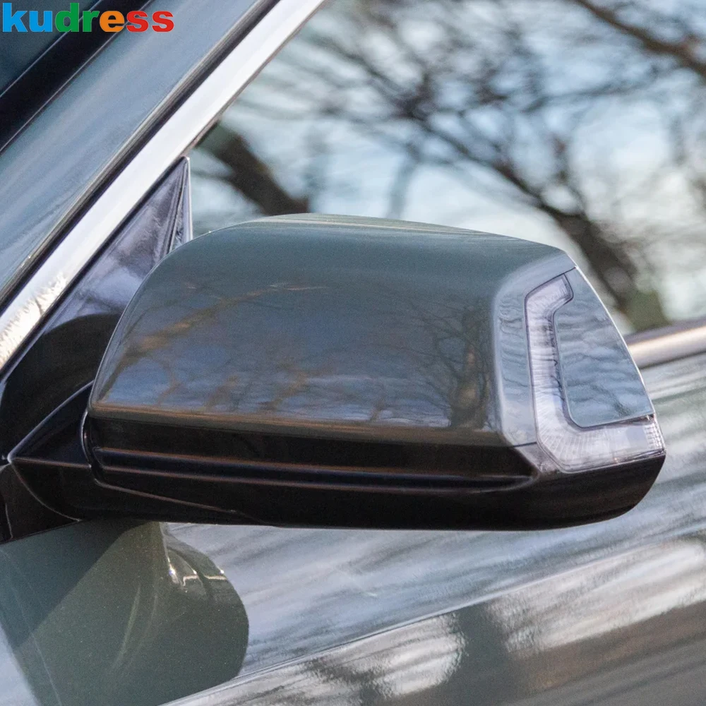 

For Kia Niro 2022 2023 2024 2025 Carbon Fiber Car Rearview Mirror Cover Trim Side Wing Mirrors Frame Cap Overlay Accessories