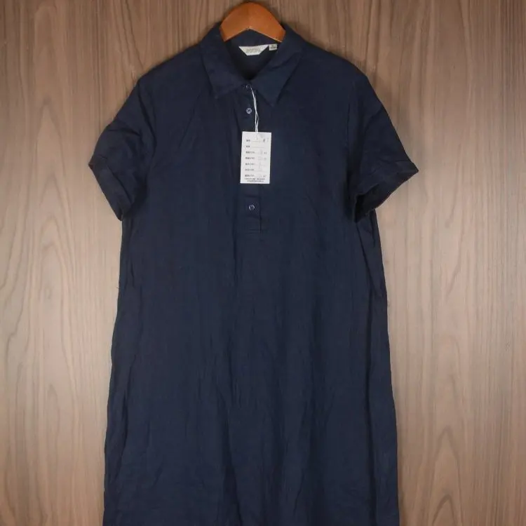 Vintage Haax lin couleur Pure Midi Dr Ele dame banlieue Sle taille haute a-ligne jupe ort Sve rond Ne Dr