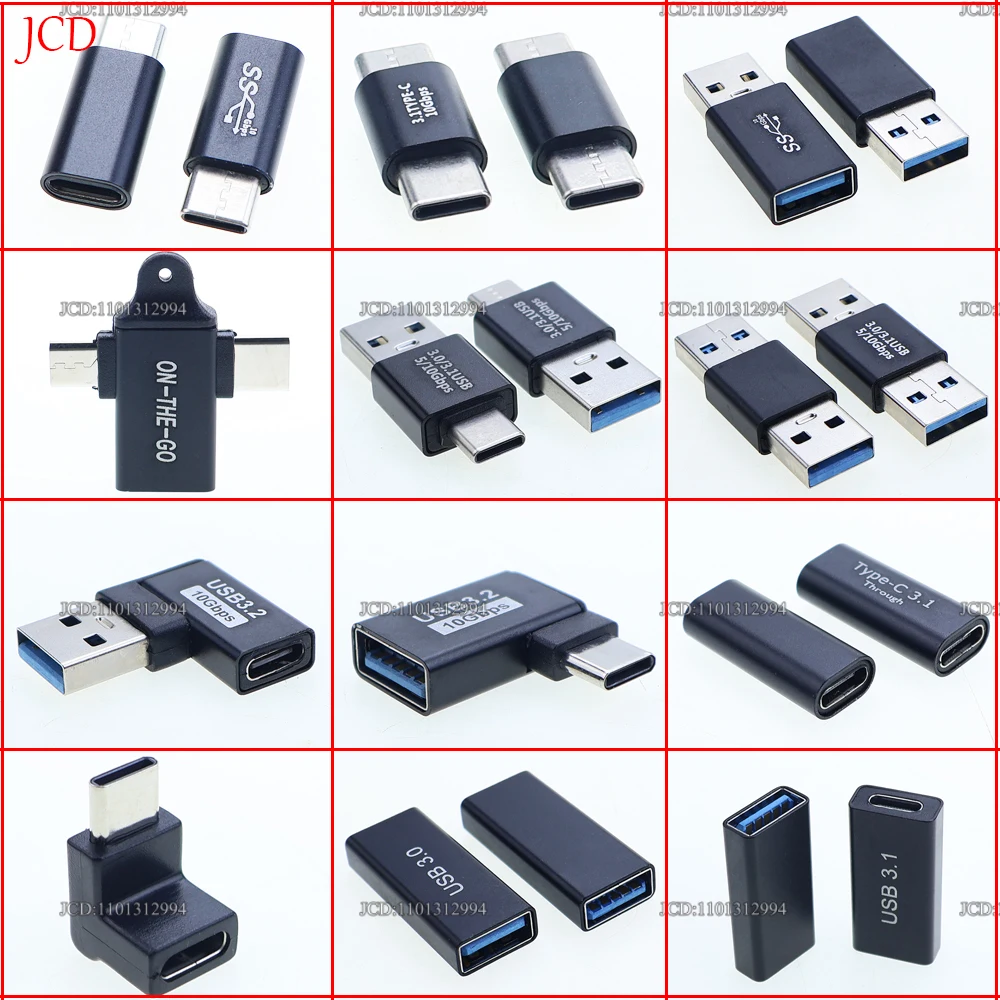 Universal OTG Type C Adapter USB C Male to Micro USB Female USB-C Converter for Macbook Samsung Note 20 Ultral Huawei Connector