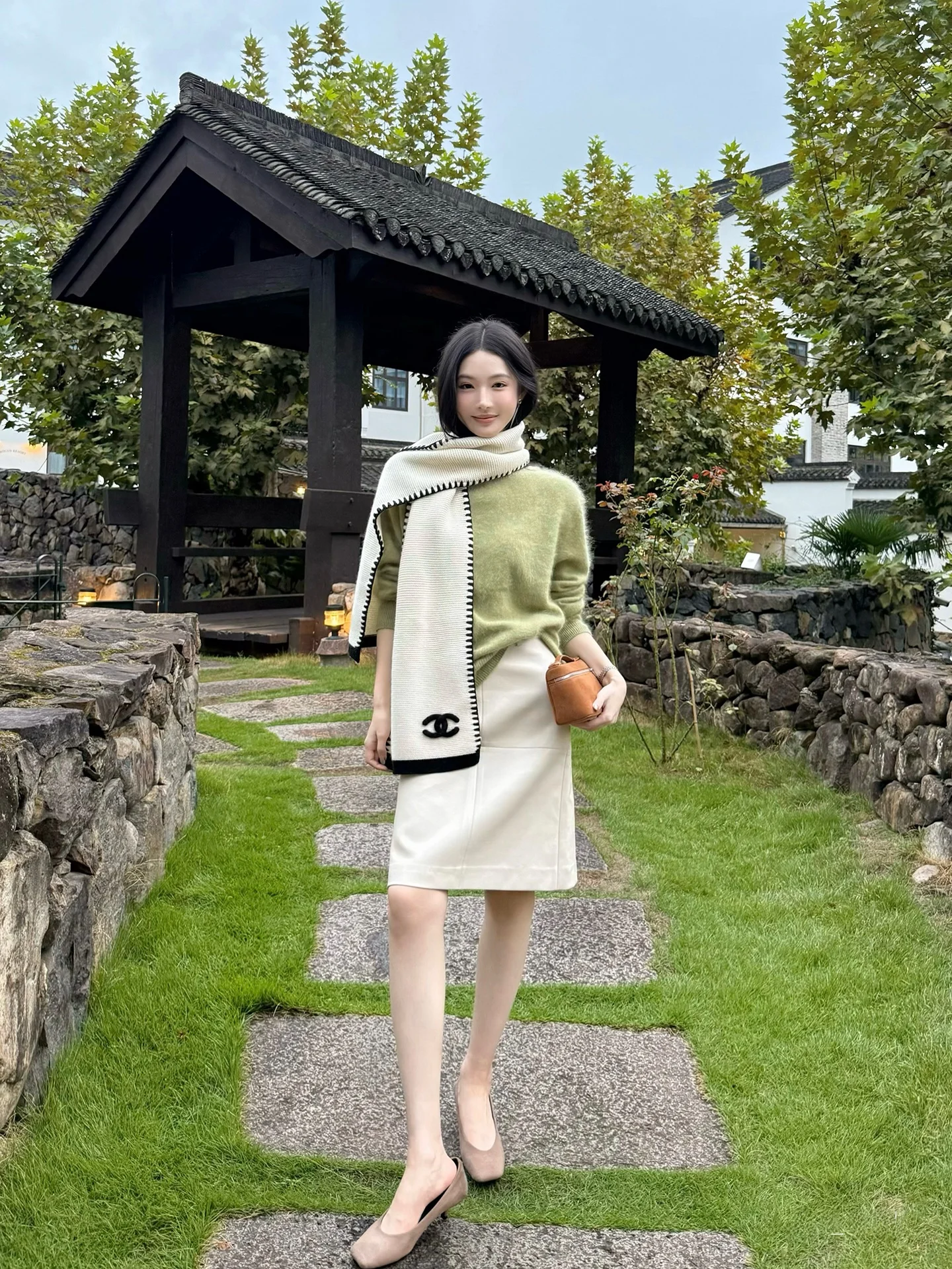 

ALIN Women's Loose Fit Knitted Sweater Silk Blend Camere Wool Casual Sle Long Sve round Ne Knitwear Faion