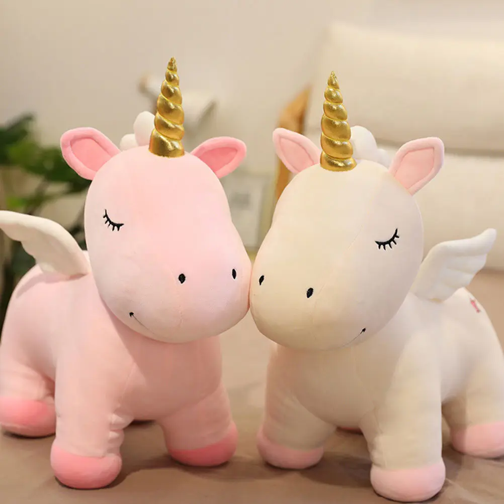 

1Pcs Unicorn Stuffed Soft Cushion Bright Color Comfortable Touch Adorable Design Perfect Gift for Kids Toddlers Kids Party