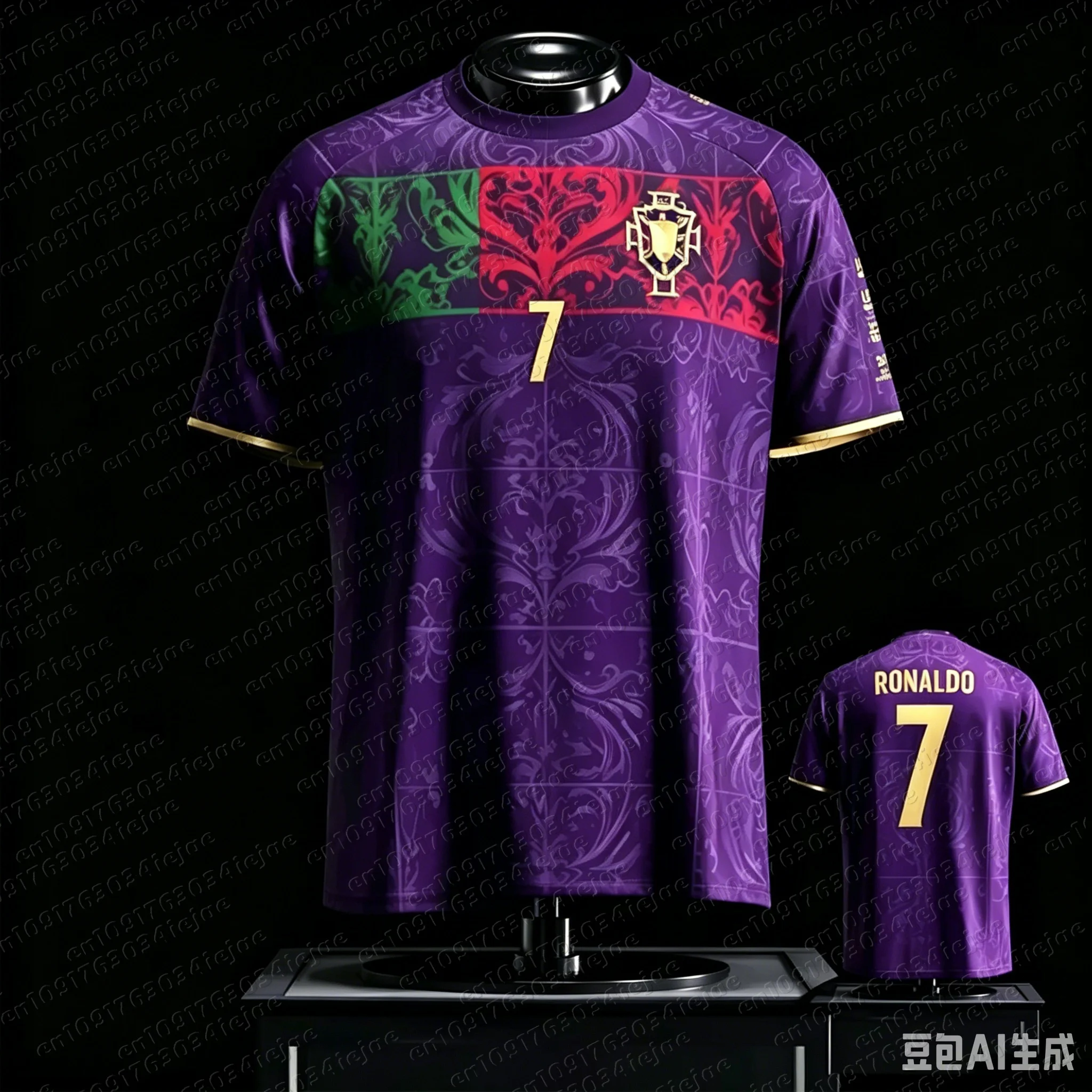 2026 Neue Gedenkausgabe Trikot_T-Shirt – Portugal Team Herren/Damen/Kinder Sport- und Freizeitmode-Oberteile – Detail 7