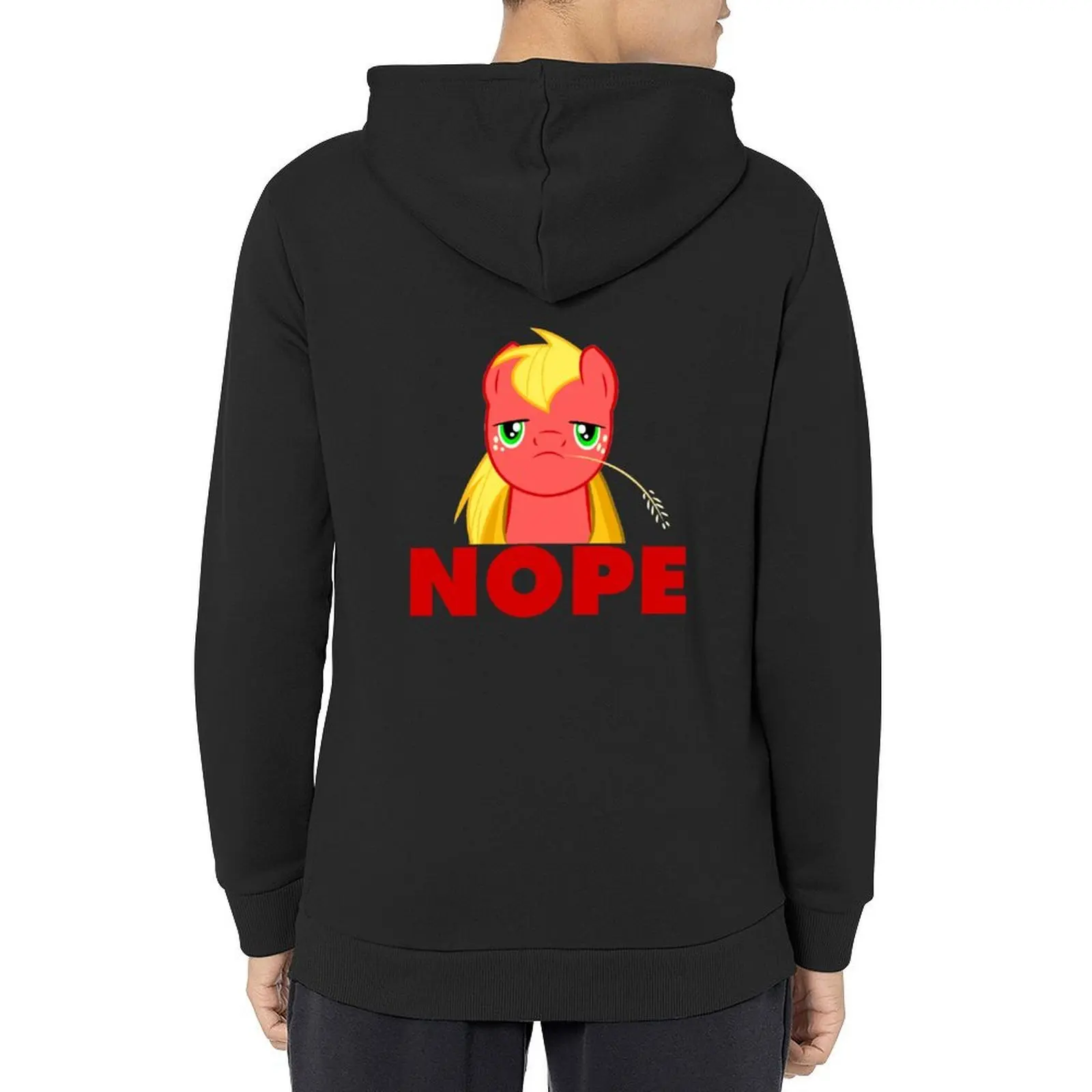 

Big Macintosh: Nope Hoodie anime clothes men clothes men's clothes men clothing new in hoodies and blouses