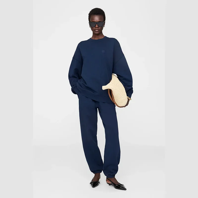 أوائل الخريف جديد أمريكا الشمالية المتخصصة AB الكلاسيكية إلكتروني التطريز المخملية القطن الصوف الرياضة المرأة Sweatpants