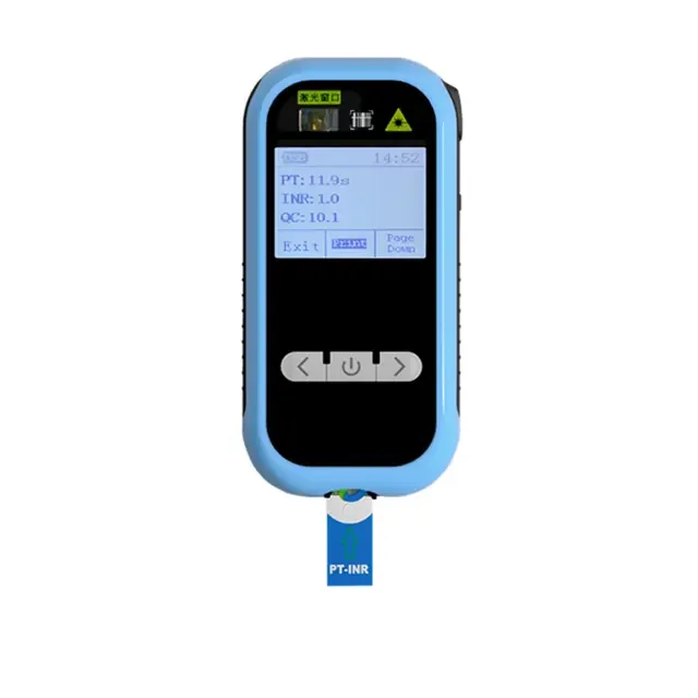 

Portable Coagulometer PT/INR Meter Coagulation Analyzer ElectroMeter for Professional Point of Care Patient Self-Testing