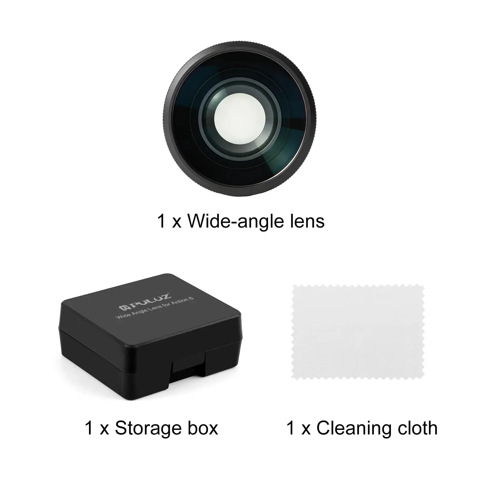 Für DJI Osmo Action 6 PULUZ FOV Boost Objektiv 185 Grad Weitwinkelobjektiv – Detail 10