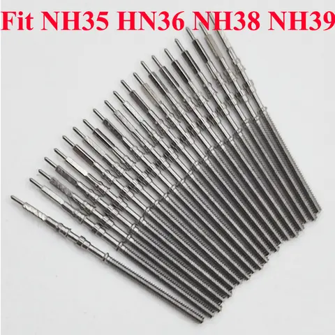 Watch Stem Stainless Steel Spare Parts fit NH35 NH36 NH34 NH38 NH39 Crown Automatic Mechanical Movement Watch Parts Crown Stem