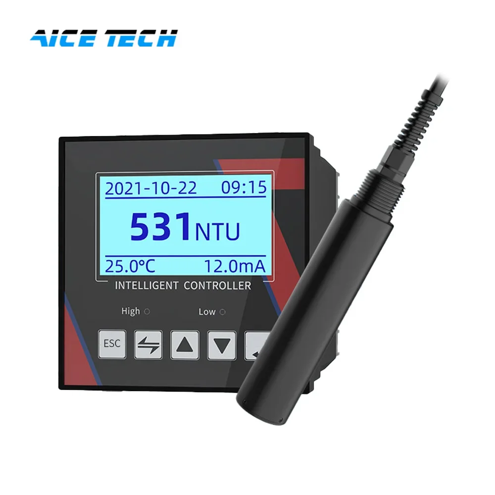 Water quality analysis online turbidity probe RS485 turbidity sensor 4-20mA output turbidity meter