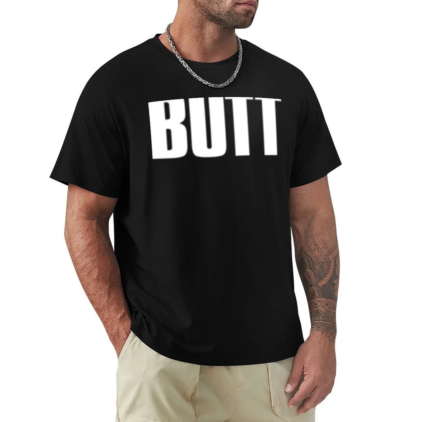 BUTT (magazine) throwback T-Shirt graphic tee shirt boys animal print customs cotton graphic tees Men's cotton t-shirt