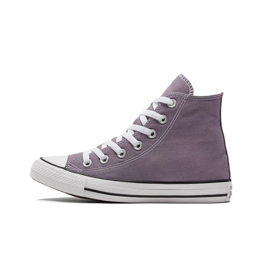 Tênis Converse Chuck Taylor All Star em Lona Cinza/Roxo