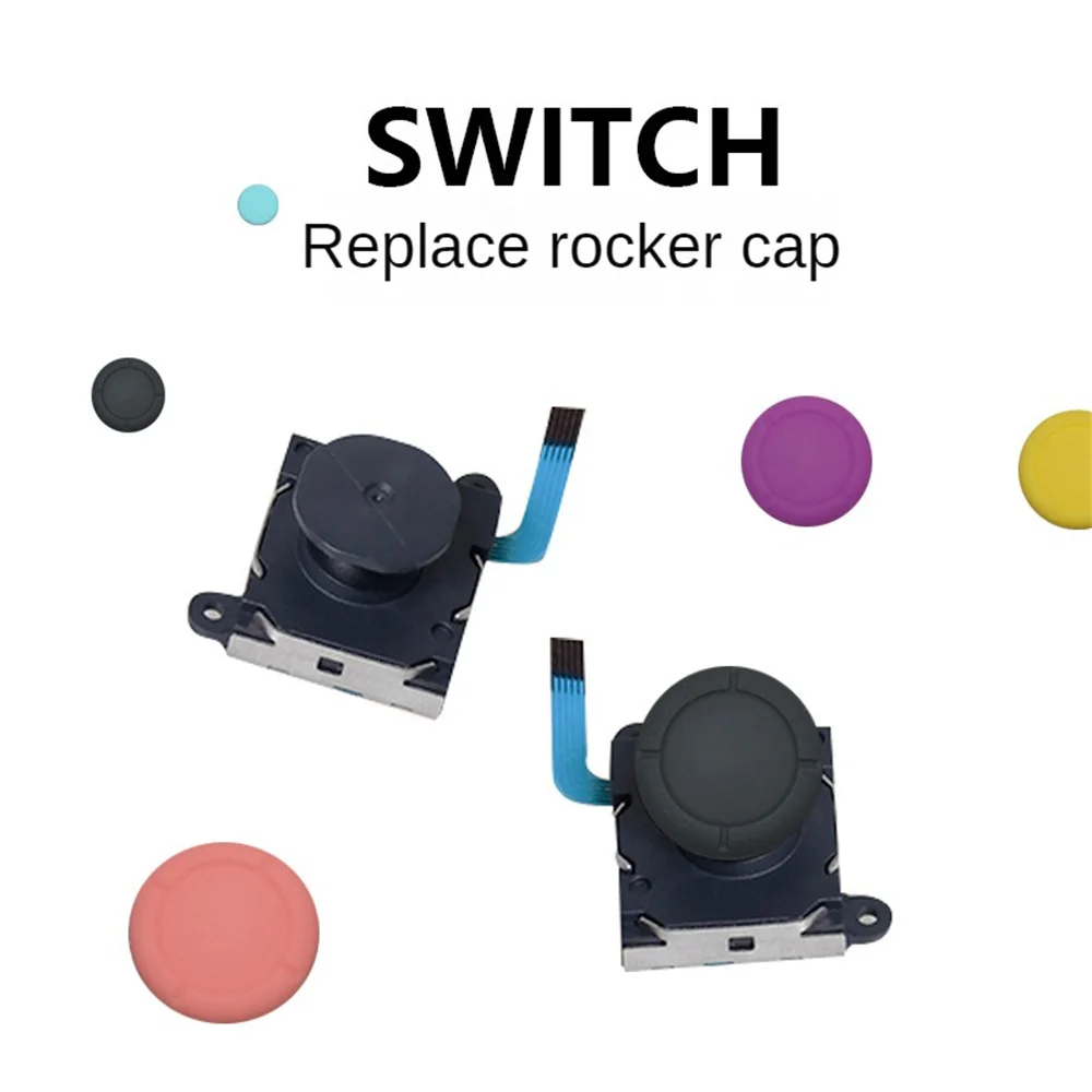 1/2pair For Nintend Switch Controller 3D Analog Joystick Cover Thumb Stick Button Module For NS Joycon
