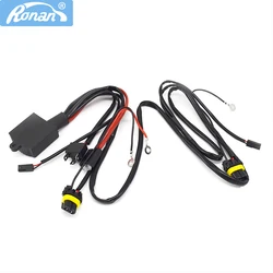 RONAN Xenon HID Headlight Relay Wire Harness Controller for H4Hi/lo 9007Hi/Lo H13Hi/Lo bi-xenon projector lens high low beam