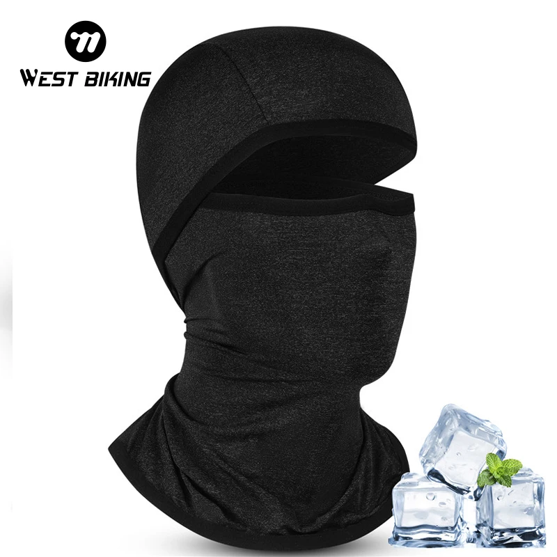 

WEST BIKING Summer Cycling Mask UV Protection Bike Balaclava Hat Men Women Road Bike Scarf Breathable Outdoor Equipment