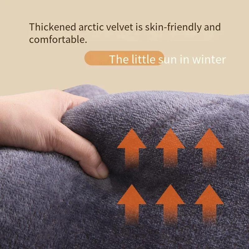 غطاء مقاوم للرياح للدراجة الإلكترونية من nter مع درع للساق - مبطن بالصوف شديد التحمل، طبقة مزدوجة مقاومة للبرد لملحقات السكوتر