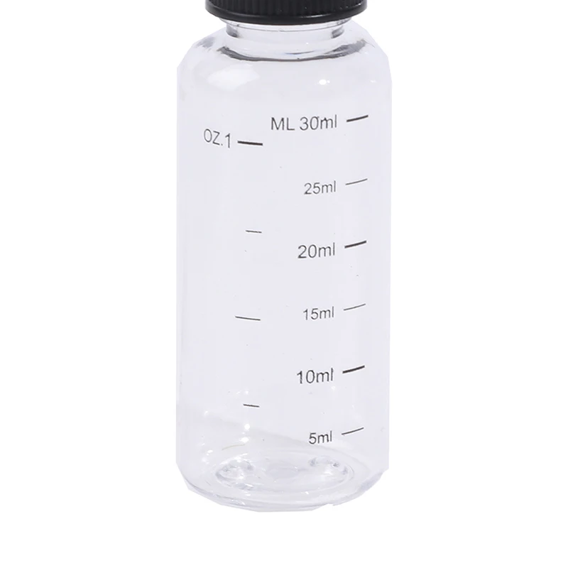 Plastic PET Dropper Bottles 30ml-250ml Liquid Capacity Ink Containers Pigment Ink Storage Bottles For Art And Craft