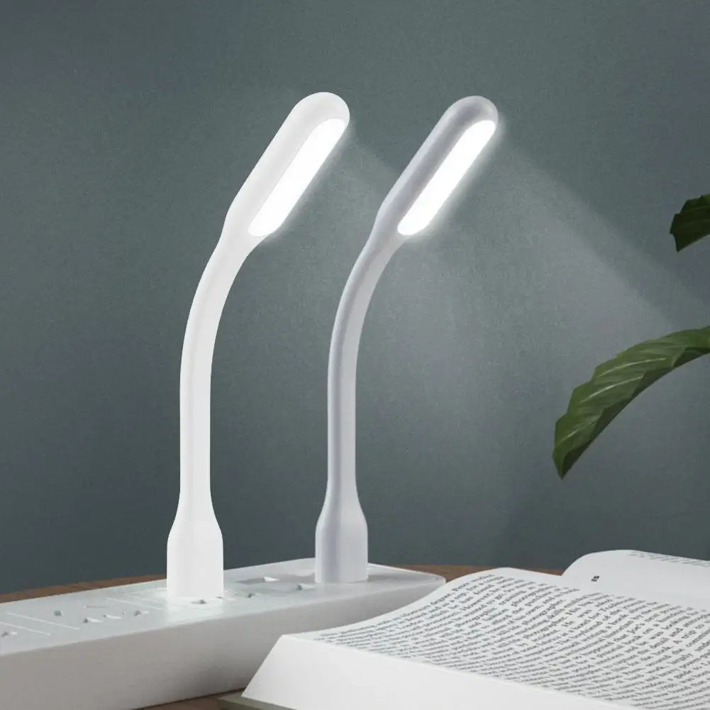 

USB LED Light Portable Night Light Flexible Mini USB Light Gooseneck USB Lamp Compatible for Power Bank Notebook Laptop