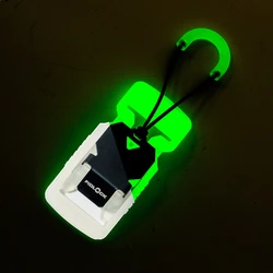 Luminous Pull Buckle V Style for Backpack Climbing Plastics Hook Buckle 25MM 38MM Magnetic Fast Open Holder Outdoor Decoration
