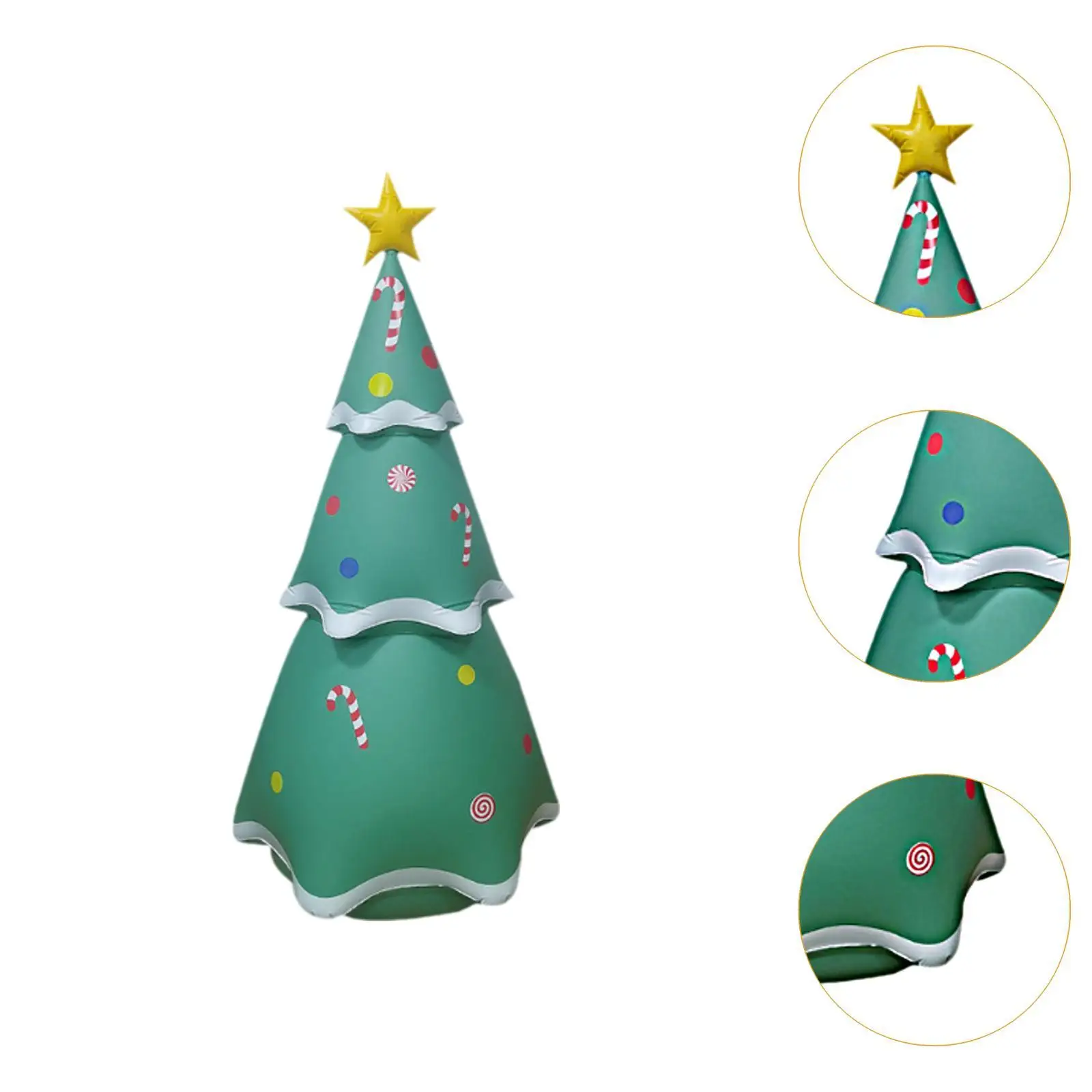 Inflatable Christmas Tree Christmas Yard Decoration Home Furnishing Portable