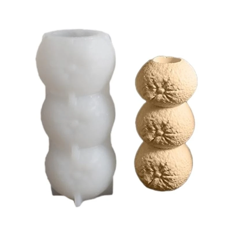 Flexible And Long Lasting Silicone Mold For Unique Stacked Holders For DIY Projects And Distinctive Gifts Q6RB