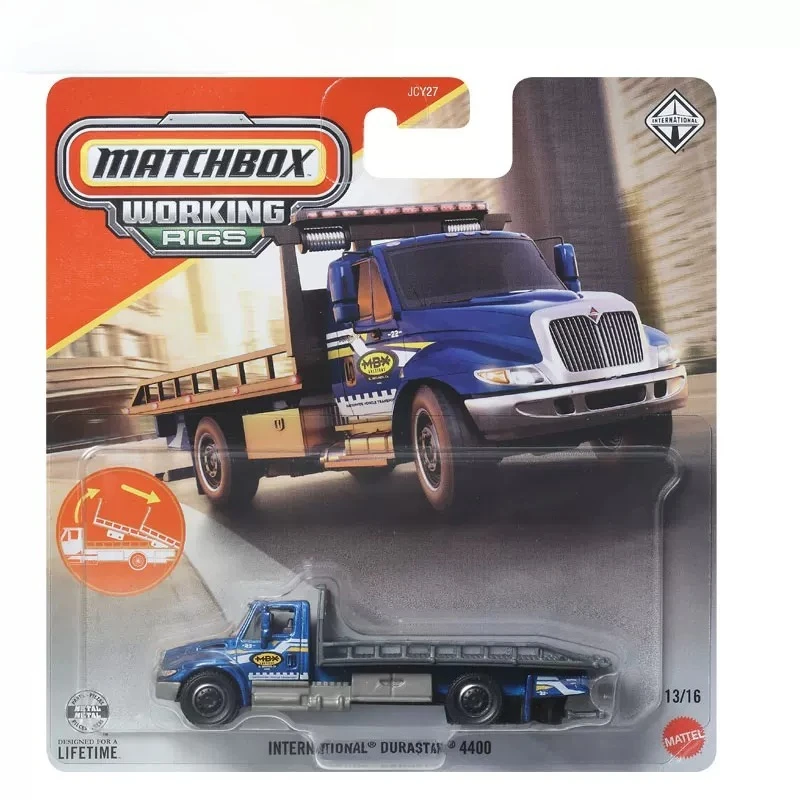 26J Matchbox Car Working Rigs 1/64 Diecast International Durastar 4400 Vehículos de Aleación a Escala Juguetes Coleccionables Regalo de Cumpleaños