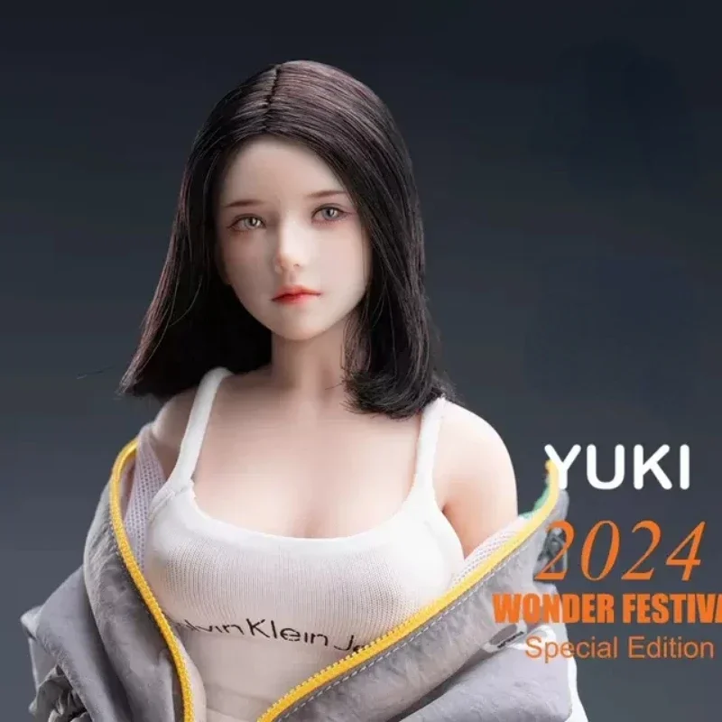 I8TOYS 1/6 2024 Limited Version MF002 YUKI MIU Head Sculpt for 12inch Action Figure DIY  I8-H003