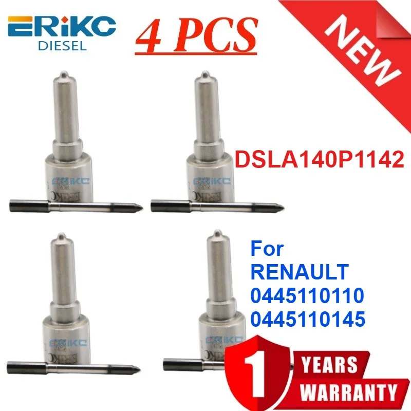 

4 шт. DSLA140P1142 Топливная форсунка DSLA 140 P 1142 Дизельная форсунка DSLA 140P1142 Форсунка для RENAULT 0445110 0445110145